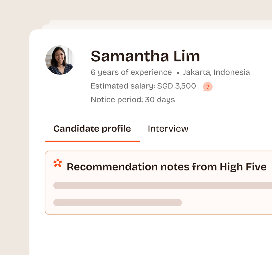 You interview the top 1%